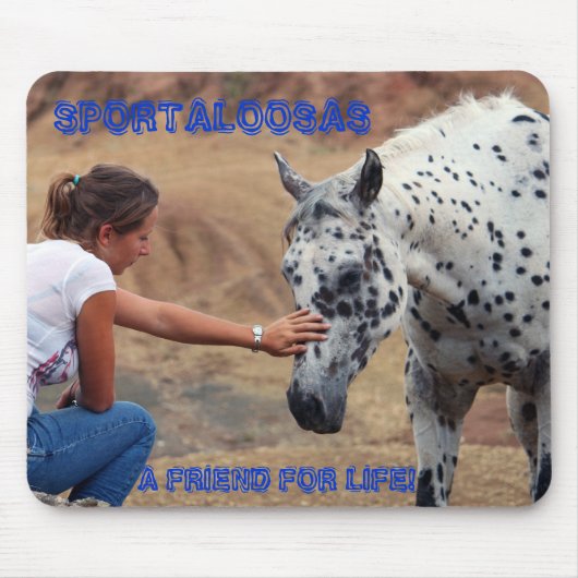 Een vriend voor het leven... muismat (Voorkant)