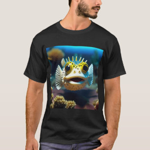 Een vriendelijke kogelvis t-shirt
