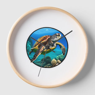 Een vriendelijke zeeen schildpad zwemmen in de oce