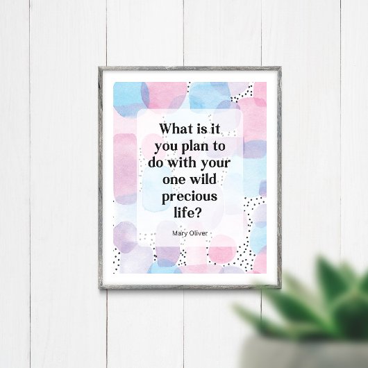 Eén vrij kostbaar leven poster