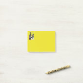 Een vrije dag van gekte post-it® notes (Op bureau)