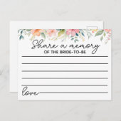 Een vrijgezellenfeest van een geheugengame delen briefkaart (Voorkant / Achterkant)