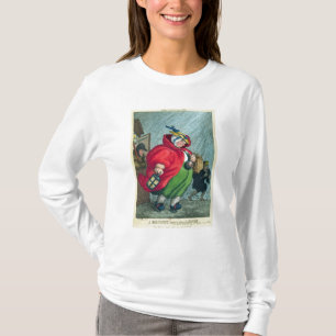 Een vroedvrouw die naar een arbeidsloon gaat, 1811 t-shirt