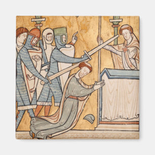 Een vroege marteldood van St. Thomas Becket in de Magneet