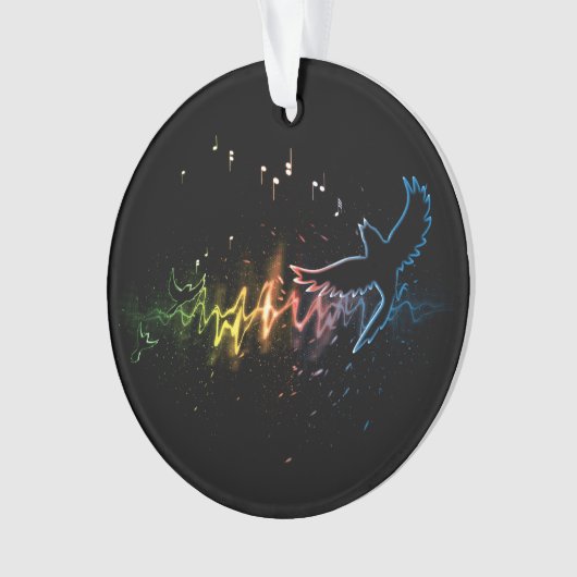 Een vrolijk geluid ornament (voorkant)