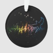 Een vrolijk geluid ornament (voorkant)