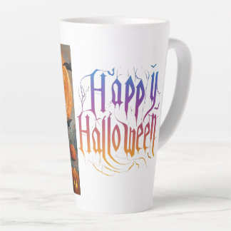 Een vrolijk Halloween Large Latte Mok ontwerp.