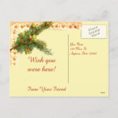 Een vrolijk kerst Briefkaart (Achterkant)