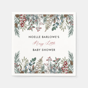 Een vrolijk klein Baby showers servetten