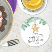 Een vrolijk klein Vrijgezellenfeest Ronde Kartonnen Onderzetter