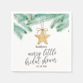 Een vrolijk klein Vrijgezellenfeest Servet (Voorkant)