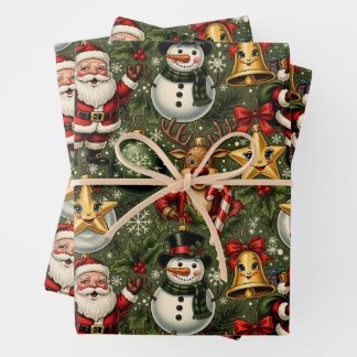 Een vrolijk Ornament feestje Inpakpapier Vel