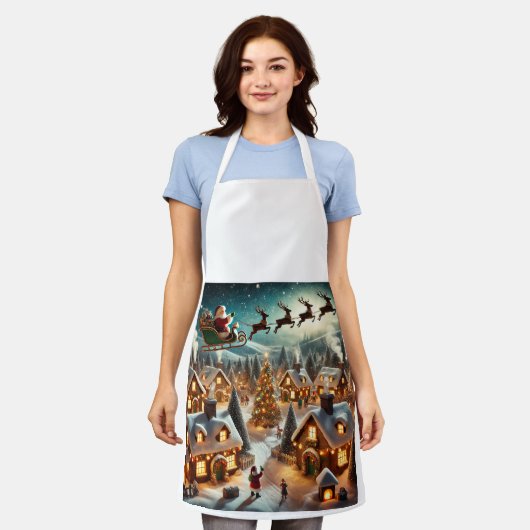 Een vrolijk, sprookjesachtig schort (Gedragen)