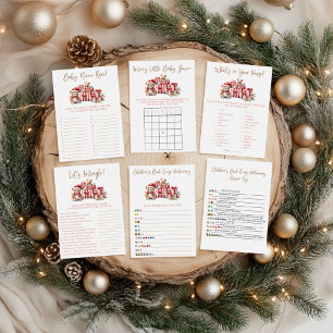 Een vrolijke baby shower voor een klein kind - bab poster