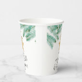 Een vrolijke bruidschare-uitnodiging papieren bekers (Rechts)