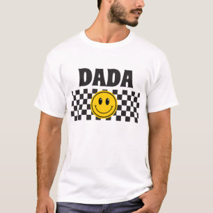 Een vrolijke dude lachend gezicht papa Shirt