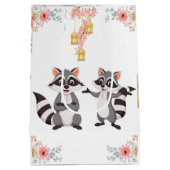 Een vrolijke en speelse bui, net als de wasberen. medium cadeauzakje (Achterkant)