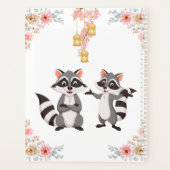 Een vrolijke en speelse bui, net als de wasberen. planner (Achterkant)