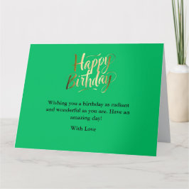 Een vrolijke en vrolijke verjaardag kaart