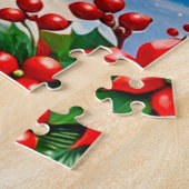 Een vrolijke hond legpuzzel (Zijkant)