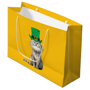 Een vrolijke Ierse kat Groot Cadeauzakje