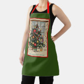 Een vrolijke kerst,  ontwerp, schort (Insitu)