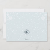 Een vrolijke kerstkaart vanuit de Noordpool (Achterkant)