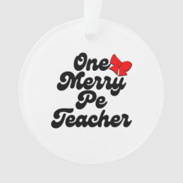 Eén vrolijke leraar per ornament