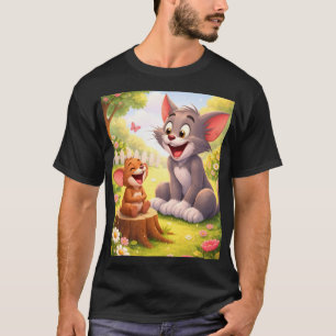 Een vrolijke pauze in de tuin t-shirt