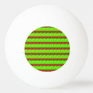 Een vrolijke pingpongbal pingpongballen