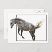 Een vrolijke sprong briefkaart (Voorkant / Achterkant)