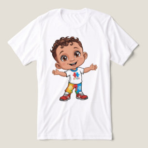 Een vrolijke viering van autisme bewustzijn Tri-Blend shirt