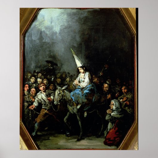 Een vrouw beschadigd door de verovering poster (Voorkant)