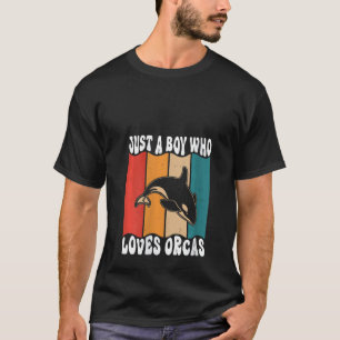 Een vrouw die van Orcas Killer Whales houdt T-shirt