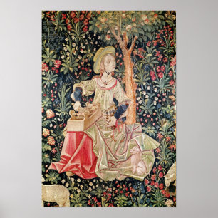 Een vrouw draaien poster