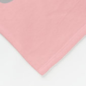 Een Vrouw Hadrosaurus met een pop. Fleece Deken (Hoek)