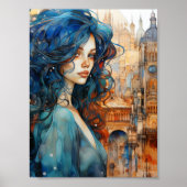 Een vrouw in de stad poster (Voorkant)