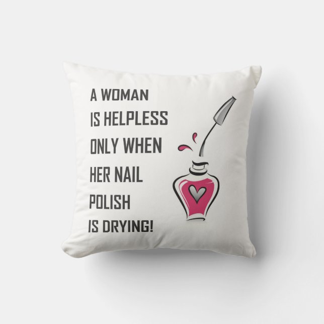 EEN VROUW IS GEWELDIG... KUSSEN (Voorkant)