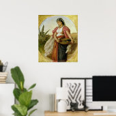 Een vrouw uit Algiers, 1871 Poster (Thuiskantoor)