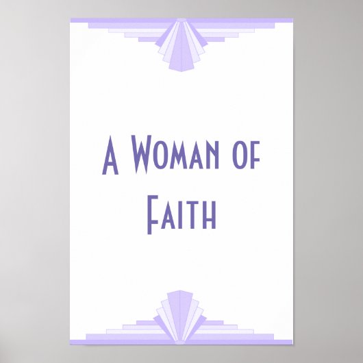 Een vrouw van geloof Poster (Voorkant)