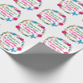 Een vrouw zei eens dat ik hier buiten ben cadeaupapier (Hoek)