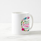 Een vrouw zei eens dat ik hier buiten ben koffiemok (Voorkant rechts)