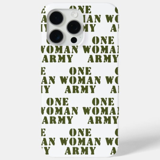 EEN VROUWELIJK LEGER Case-Mate iPhone CASE (Achterkant)