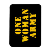 EEN VROUWELIJK LEGER MAGNEET (Verticaal)