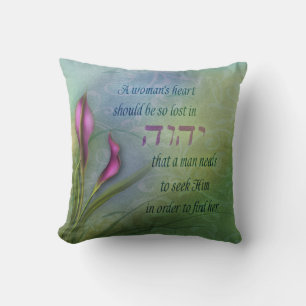 Een vrouwenhart - Calla Lily Kussen
