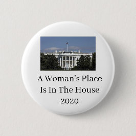 Een vrouwenplaats is in de Button van het Witte Hu