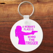 EEN VROUWENPLAATS SLEUTELHANGER (Voorkant)