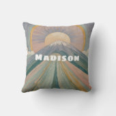 Een vulkanische serenade gepersonaliseerd kussen (Achterkant)