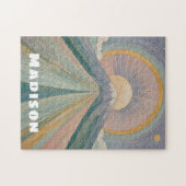 Een vulkanische serenade gepersonaliseerd legpuzzel (Horizontaal)