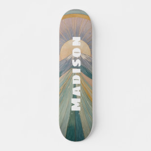 Een vulkanische serenade gepersonaliseerd skateboard